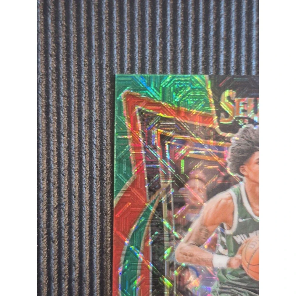 2024-25 Panini Select AJ Johnson #67 Concourse Green Mojo Prizm (RC)‎